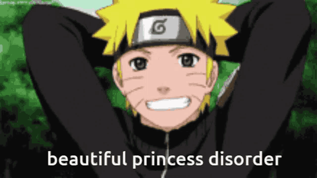 a picture of a cartoon character with the words beautiful princess disorder on the bottom