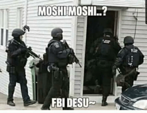 Moshi Moshi Fbi Desu Poireau Volant GIF