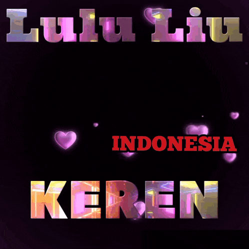 a poster that says lulu liu starmaker indonesia