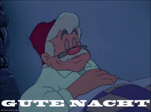 Gute Nacht Geppetto - Gute Nacht GIF - Gute Nacht Gute Nacht Gepetto Gepetto GIFs