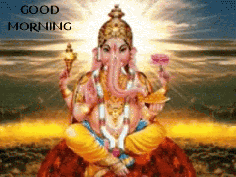 Ganesha Good Morning GIF - Ganesha Good Morning Greeting GIFs