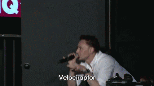Tom Hiddleston Being A Velociraptor GIF - Velociraptor Loki Tomhiddleston GIFs