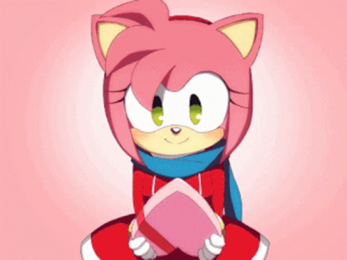 Sonic Amy Rose GIF - Sonic Amy Rose Valentines Day GIFs