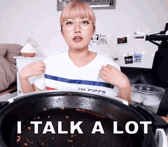 I Eat A Lot I Talk A Lot Done GIF - I Eat A Lot I Talk A Lot Done Complete GIFs