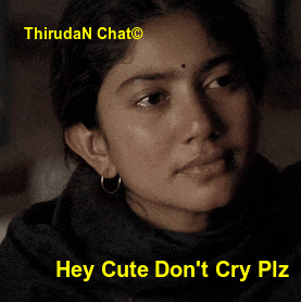 a picture of a woman crying with a caption that says hey cute don t cry plz