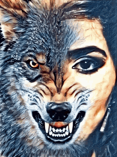 Angry Wolf GIF - Angry Wolf Flames GIFs