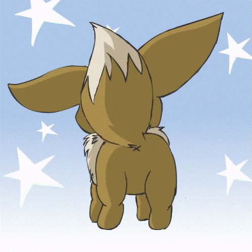 Eevee Tail Whip GIF - Eevee Tail Whip Funny GIFs