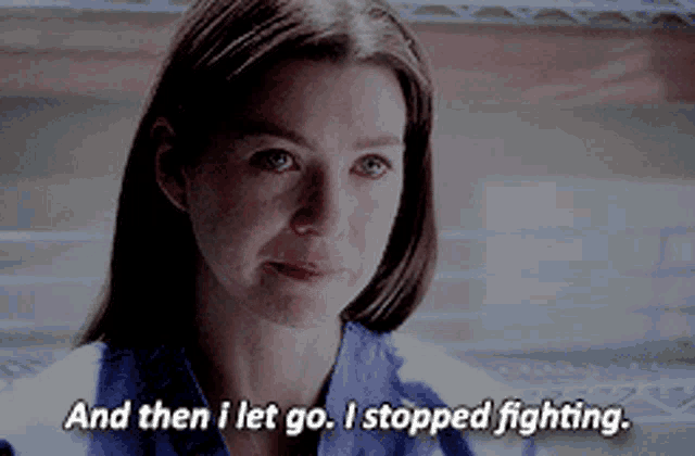 Greys Anatomy Meredith Grey GIF - Greys Anatomy Meredith Grey And Then I Let Go GIFs