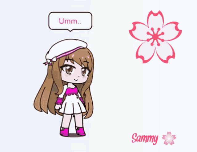 a girl with a speech bubble saying heyyo