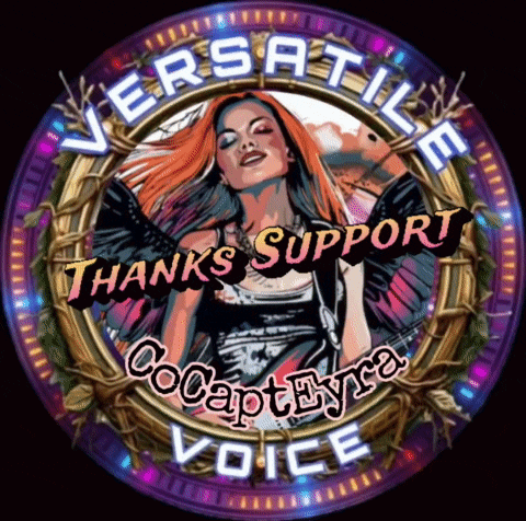 a logo for versatile thanks support with a woman in the center