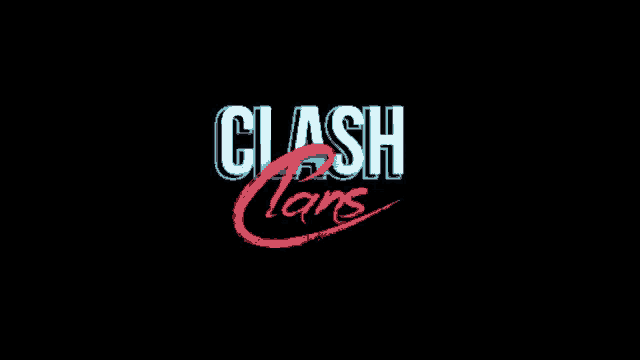a black background with the words clash clans in blue and red