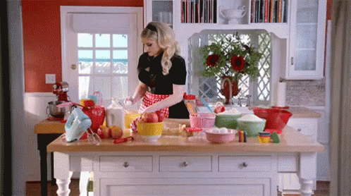 Cooking For Hubby - Husband GIF - Meghan Trainor Cook Egg GIFs