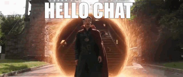 Doctor Strange Benedict Cumberbatch GIF - Doctor Strange Benedict Cumberbatch Hello Chat GIFs