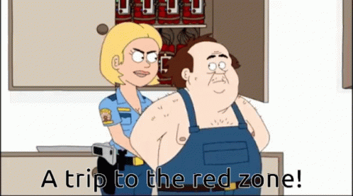 Red Zone Police Paradise GIF - Red Zone Police Paradise Trip GIFs