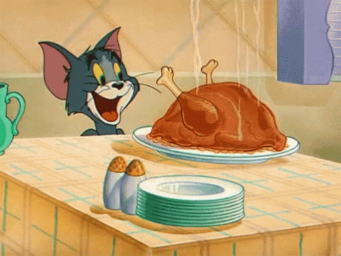Tom And Jerry Happy Thanksgiving GIF