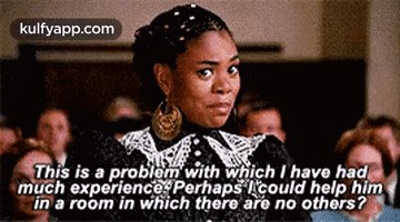 a woman is standing in front of a crowd and talking about a problem with which i have had much experience .