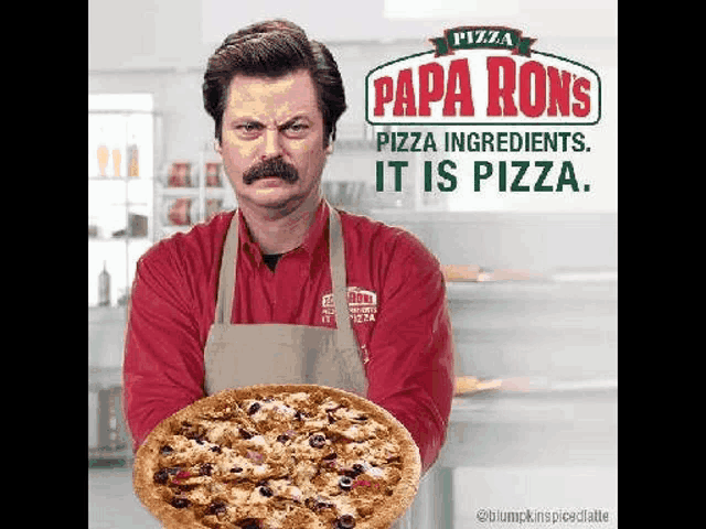 Papa Rons Pizza Pizza Ingredients GIF - Papa Rons Pizza Pizza Ingredients It Is Pizza GIFs