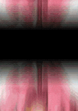 a pink and black background with a black border in the middle