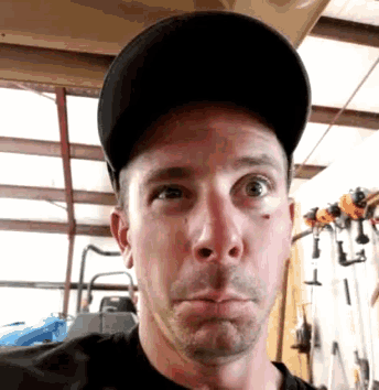 Guy With Cap Making Funny Faces GIF - Guy With Cap Making Funny Faces Silly GIFs
