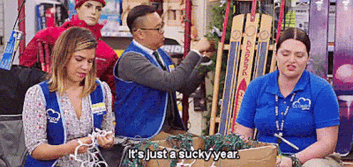 Superstore Dina Fox GIF - Superstore Dina Fox Its Just A Sucky Year GIFs