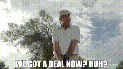 We Got A Deal Golf GIF - We Got A Deal Golf Crazy GIFs