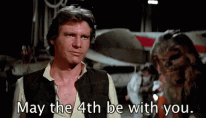 May The 4th GIF - Star Wars Han Solo Star Wars Day GIFs