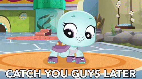 Catch You Guys Later Bev Gilturtle GIF - Catch You Guys Later Bev Gilturtle Littlest Pet Shop GIFs