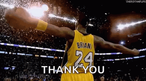 Kobe Bryant Thank You GIF - Kobe Bryant Thank You GIFs