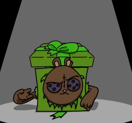 a cartoon of a leprechaun with a clover on his hat
