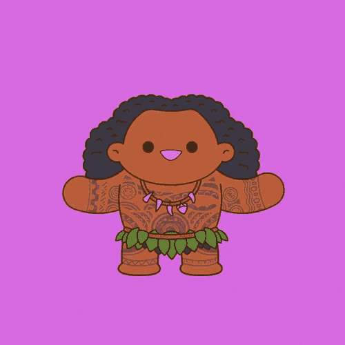 a cartoon of a man with tattoos and a necklace