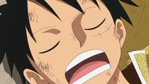 a close up of a cartoon character 's face with a cross on his face