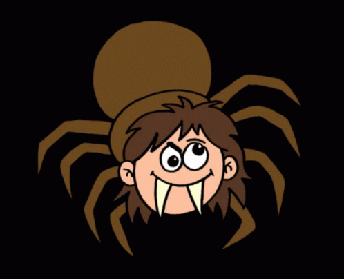 Spider Creepy GIF - Spider Creepy Cartoon GIFs
