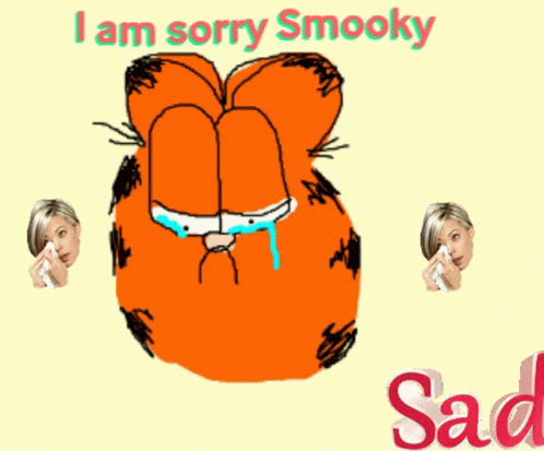 Smooky Sad GIF - Smooky Sad Garfield GIFs