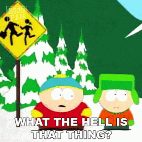 What The Hell Is That Thing Eric Cartman GIF - What The Hell Is That Thing Eric Cartman Kyle Broflovski GIFs