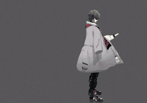 a person in a white cape is surrounded by green light