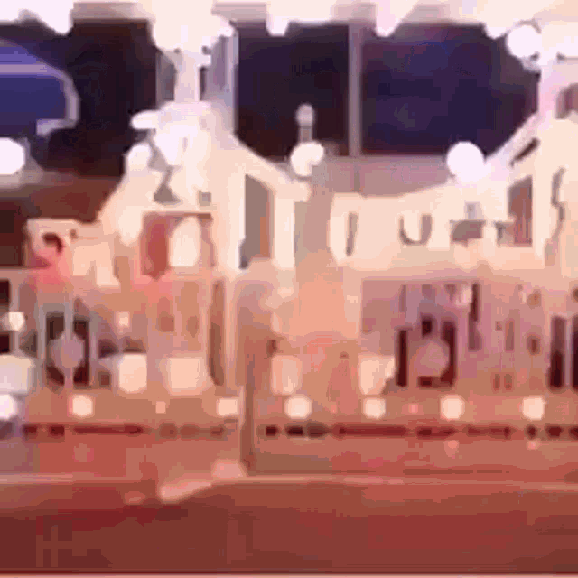 a merry go round with a lot of lights on it
