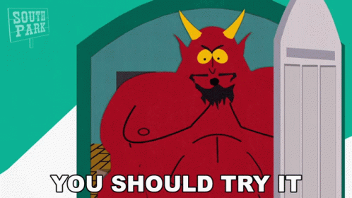 You Should Try It Satan GIF - You Should Try It Satan South Park GIFs