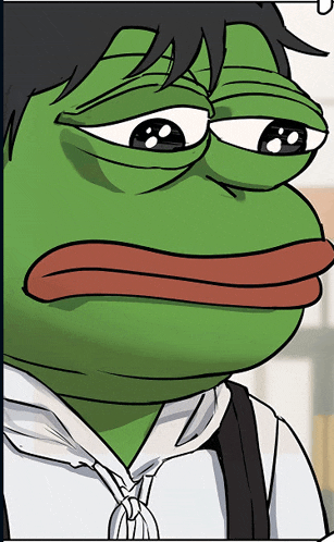 a cartoon of a green frog with a red mouth