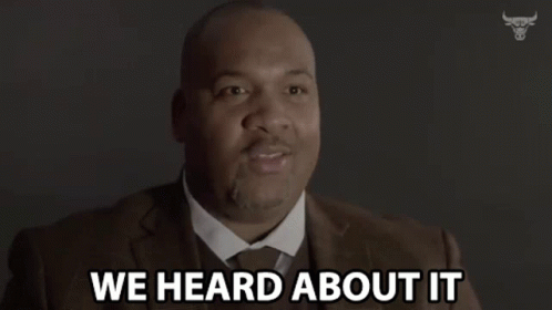 We Heard About It Stacey King GIF - We Heard About It Stacey King Chicago Bulls GIFs