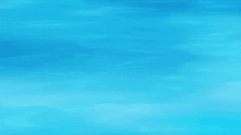 a cartoon otter is swimming in the water and making a splash