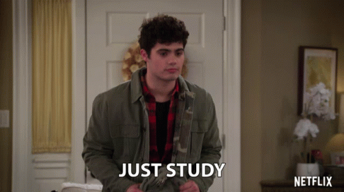 Just Study Student GIF - Just Study Student All You Have To Do Is Study GIFs