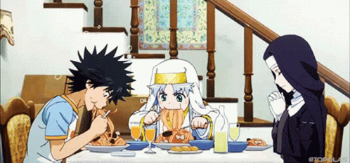 Anime Anime Hungry GIF - Anime Anime Hungry Anime Eating GIFs