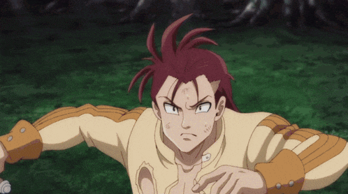 a cartoon character with red hair is wearing a yellow jacket