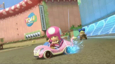 Toadette Mario Kart GIF - Toadette Mario Kart Vroom GIFs