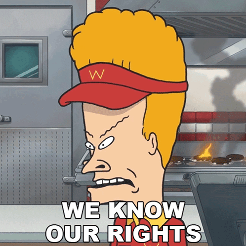 We Know Our Rights Beavis GIF - We Know Our Rights Beavis Mike Judge'S Beavis And Butt-head GIFs
