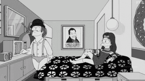Simpson Couple GIF - Simpson Couple Room GIFs