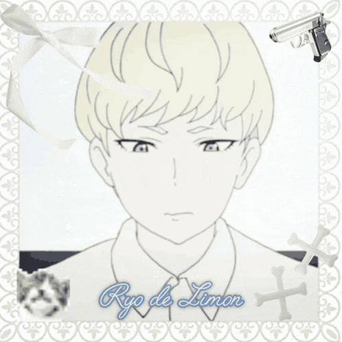 a picture of a man with the name ryo de limon written on it