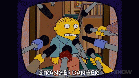 Stranger Danger Simpsons GIF - Stranger Danger Simpsons GIFs