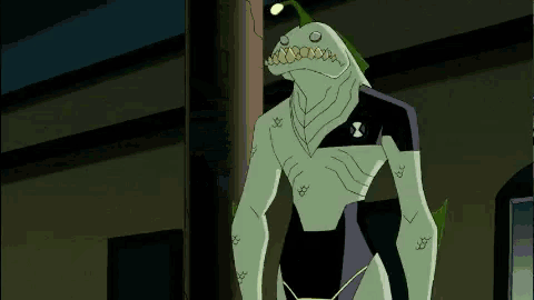 a cartoon character with a s on his chest