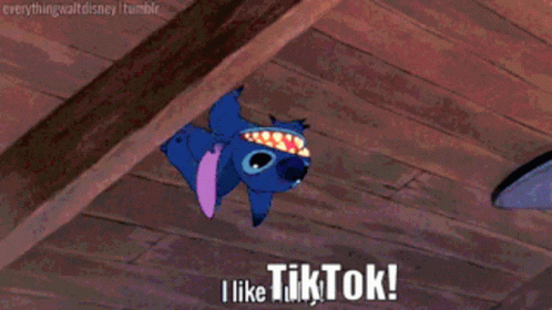 Stitch I Like Tik Tok GIF - Stitch I Like Tik Tok Tik Tok GIFs